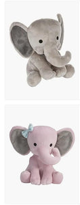 Customized Birth Announcement Stuffed Elephants